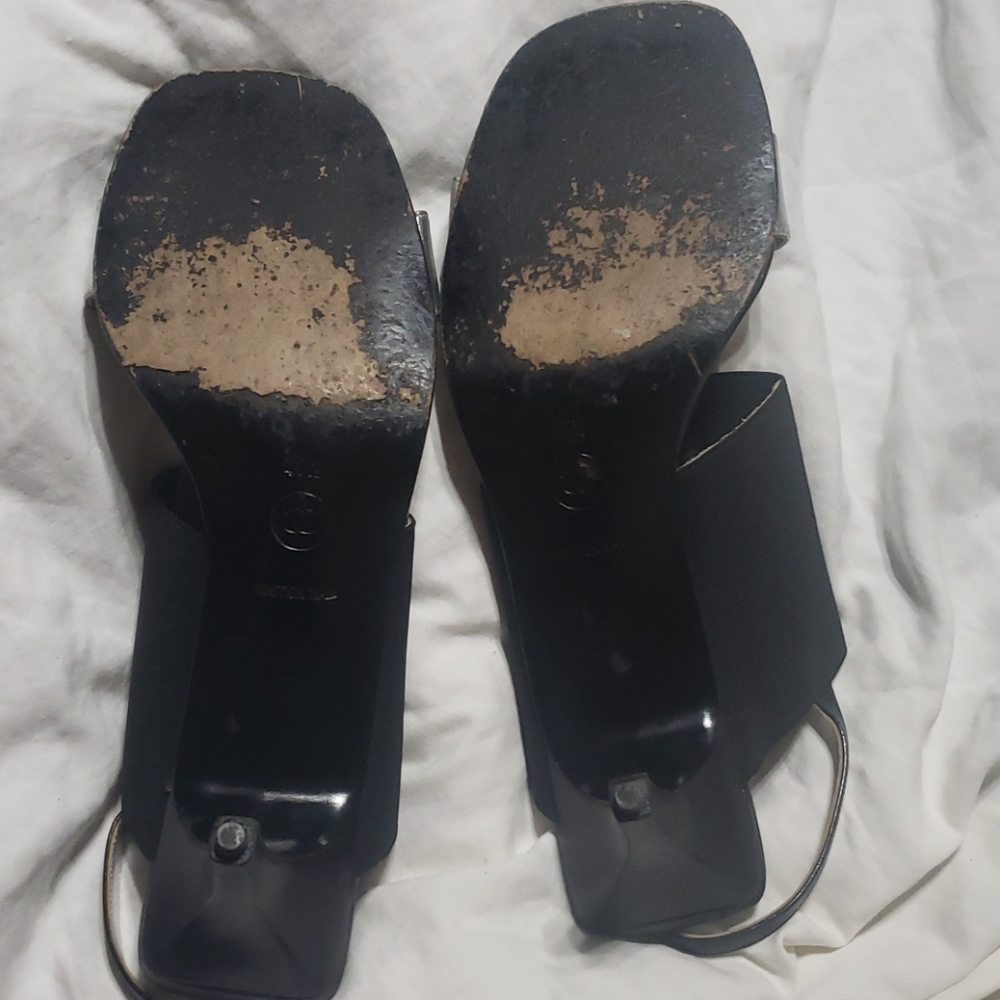Chanel Sling Backs Size 40 1/2 - Picture 9 of 11